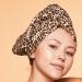 Quick-Dry Microfiber Hair Turban Towel Set - Absorbent Bow & Button Design for Moms & Daughters - Buy Online on GoSupps.com
