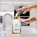 Luxury Vegan Aromatherapy Liquid Hand Soap | Moisturizing Aloe Vera & Honeysuckle Amber Scent | 16 Oz for Kitchen & Bathroom - Buy Online on GoSupps.com