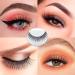 Natural False Eyelashes 2 pairs Strip Lashes with Glue Lashes Fluffy Wispy Long 3D Reusable Lashes For Daily Office Dating Fake Eyelashes - Buy Online on GoSupps.com
