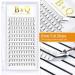 B&Q LASH 5D-0.10C-9mm Pre Made Fan Eyelash Extensions | Short Stem Russian Volume Lashes 5D-0.10 | 7D 0.07-0.10 Pre Made Russian Lashes - Buy Online on GoSupps.com
