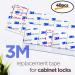 3M Replacement Adhesive Tape for Child Safety Cabinet Locks (40pcs) - Sticky, Strong, and Secure - Fits Most Baby Lock Brands - Buy Online on GoSupps.com