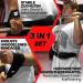 Everleven Leather Weight Lifting Belt Set | Unisex Weightlifting Gym Belt for Bodybuilding | Durable L/XL Black Fitness Gear - Buy Online on GoSupps.com