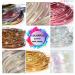 Gold Hair Tinsel Clip In Extensions - 6Pcs Fairy Hair Glitter Accessories for Women and Girls | Heat Resistant 23.6inch Tinsel Hair Kit - Buy Online on GoSupps.com