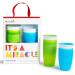 Munchkin  It's a Miracle! 360 Sippy Cup Gift Set  Includes 10oz & 14oz Miracle  360 Cup  Blue/Green Blue/Green 10 Ounce + 14 Ounce