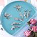 OIIKI 20 PCS Metal Hair Clips with Pendant - Goth Star, Heart, Butterfly Snap Clips - Silver Hairpins for Women & Girls - Buy Online on GoSupps.com