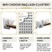 Cluster Lashes D Curl 10mm 72 Clusters | DIY Volume Eyelash Extensions | Wispy Soft Individual Lashes | B&Q Lash Clusters | At-Home DIY Extensions - Buy Online on GoSupps.com