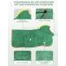 Dog Waddle Ranger Microfiber Bath Towel - Quick Dry Absorbent Bibyroflable Dog Bathrobe with Velcro Fastener for Large & Medium Dogs (S Green) - Buy Online on GoSupps.com