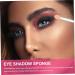Gogogmee 100pcs Double Ended Eyeshadow Brush Makeup Tool Cosmetic Applicator Eyeshadow Stick Cosmetic Tool Double-sides Eye Brush Makeup Brush Sponge Brush Latex Sponge 6.5x1.3cm Blue - Buy Online on GoSupps.com