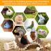 Hamster Chew Toys Set - Wooden Teeth Care Accessories for Small Animals - Ideal for Guinea Pigs, Chinchillas, Gerbils, Mice, Rats - Includes Swing, Seesaw, and Bridge - Buy Online on GoSupps.com
