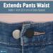 Flexible Button Waist Extenders for Pants (6-Pack Black) - Ideal for Men and Women's Pants, Shorts, Skirts - Jean Extender Button by Comfy Clothiers - Buy Online on GoSupps.com