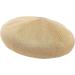 GEMVIE Womens Summer Beret Hat - Elegant Solid Color Artist Cap - Camel 7-7 1/4 - Buy Online on GoSupps.com