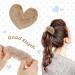 8-Piece Furry Faux Rabbit Fur Hair Scrunchies Set - Dark Color | Elastic Hair Bands for Women and Girls - Buy Online on GoSupps.com