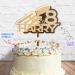 Cakeshop Cake Decoration Pack | Spaceship Rocket Premium 3mm Mirror Acrylic Plastic Cake Topper Sign & 25g Party Pack of Cake Sugar Sprinkles | Custom Name & Age Cake Decorations (Gold) Non-Prime Mirror Acrylic: Gold - Buy Online on GoSupps.com