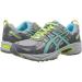 ASICS Women's Gel-Venture 5 Running Shoes 9 Wide - Silver Grey/Turquoise/Lime Punch - Buy Online on GoSupps.com