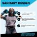 LOCK N Stock Jaw Trainer - 3-Piece Training Device with 3 Resistance Levels 12 Biting Strips & 3 Necklaces | Build & Chisel Your Jawbone | International Shipping Available - Buy Online on GoSupps.com