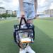 Stadium Approved Clear Tote Bag | Adjustable Shoulder Strap | Zippered Top | Black | 12x12x6 - Buy Online on GoSupps.com
