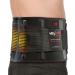 MEDiBrace Heated Back Support Belt RAY-D8 v2 Rechargeable Back Brace with Far-Infrared FIR Heating - Lower Lumbar Back Pain Relief for Men and Women Medical Grade Orthopaedic Waist Compression 21" to 30" (54-76cm) Small