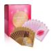 MEICOLY 30 Pads Lip and Eye Mask Sheet Moisturizing Gold Under Eye Mask Gel Crystal Collagen Anti-Aging Eye Patches Dark Circle Remover with Box B Gold Eye Mask and Lip Mask