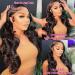 Body Wave Lace Front Human Hair Wig 22 Inch | Pre Plucked 13x4 HD Lace | Glueless 180% Density for Black Women | Bleached Knots | Natural Color - Buy Online on GoSupps.com