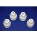 Child-Safe Large White Bell Shape Window Blind Tassels - Breakaway Knob Design for Kid and Pet Safety (4 pack) - Buy Online on GoSupps.com
