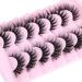 JIMIRE Cat Eye False Eyelashes Fluffy Fake Lashes Natural Look Like Eyelash Extensions Wispy Fox Eye Eyelashes 16MM Russian Strip False Lashes 7 Pairs Pack - Buy Online on GoSupps.com