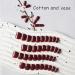 48PCS Reddish Brown Press on Nails - Xcreando Short Square Acrylic Fake Nails Set for Women & Girls | Glossy Wine Red Stick-On & Glue-On False Gel Nails - Buy Online on GoSupps.com