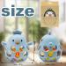 Farout Silicone Baby Bassinet Chicken BPA-Free Bite Ring | Cooling Tooth Aid & Montessori Rattle for Sensory Development | Baby Chewing Toy - Blue - Buy Online on GoSupps.com