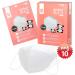 Buy 3-Layer Nano Fiber Face Masks - 10 Air Queen + 10 Airbon + 2 Ear Savers | Individually Packaged | Made in Korea | Global Shipping Available - Buy Online on GoSupps.com