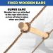 Climbing Rope Ladder for Kids - Tree House & Ninja Warrior Obstacle Course Attachment | Outdoor Playground Accessories for Ultimate Fun - Buy Online on GoSupps.com