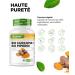 vit4ever Curcuma bio au poivre noir - 365 g lules - 4511 mg de curcuma bio (curcuma) par dose journali re - avec curcumine & pip rine - qualit 100% bio - fortement dos - v g talien - Buy Online on GoSupps.com