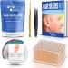 Ooala Multi-Condition Ear Seeds Acupuncture Kit | Includes 1200 Ear Seeds, 18 Placement Charts, Acupressure Probe, Tweezers, and a Beginners Guide