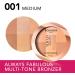 Bourjois Always Fabulous Long-Lasting Bronzing Powder 001 Medium - 9g | Tanning Soil, Light to Long-Lasting Finish | Pack of 1 - Buy Online on GoSupps.com