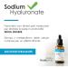 Pure Hyaluronic Acid Face Serum Anti-Wrinkle Plumping Effect with Niacinamide + Provitamin B5 Concentrated Moisturizing Formula Also for Eye Contour | Hyaluronic Essences 30 ml - Buy Online on GoSupps.com