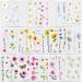 Konsait 25 Sheets Flower Temporary Tattoos  Fake Tiny Temporary Tattoo Waterproof Body Art Sticker for Women Girls Kids Hand Neck Wrist  Brirthday Party Favour Supplies Party Bags Filler