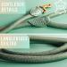 Ne & No Touting Training Leash for Dogs | 1.2m Robust Braided Rope Leash | Sage Green Dog Leash with Hand Loop - Buy Online on GoSupps.com