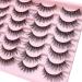 Veleasha Cat Eye Lashes Natural Look 3D Eyelashes Wispy 15MM Faux Mink Lashes 14 Pairs Pack False Eyelashes | Style 25 14 Pairs-Cat Eye Wispy Lashes 25 - Buy Online on GoSupps.com