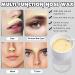 Nose Wax Kit for Men and Women - 100g Nose Hair Removal Wax with Safe Tip Applicator and Moustache Stencils - Christmas Gift Set in White - Buy Online on GoSupps.com