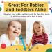 Lull Kids Teething Tubes - Baby Teething Toys for 0-12 Months - Teething Straws & Sticks (Blue/Orange) - Buy Online on GoSupps.com