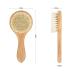 Natemia Wooden Baby Hair Brush Set for Newborns & Toddlers - Natural Soft Bristles - Ideal for Cradle Cap - Perfect Baby Registry Gift Set of 3 - Buy Online on GoSupps.com