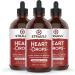 Strauss Naturals Heartdrops Herbal Heart Supplement 7.6 fl oz - European Mistletoe, Aged Garlic, Cinnamon Flavor - Buy Online on GoSupps.com