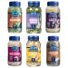 Litehouse Freeze-Dried Herb Pantry Staple 6-Pack (Garlic, Jalapeno, Spring Onion, Ginger, Red Onion, and Poultry Herb Blend)