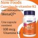 Now Foods Vitamin K2 MK-7 100mcg All-Trans 60 Vegan Capsules Lab Tested Gluten Free Soy Free Non-GMO - Buy Online on GoSupps.com