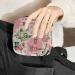 Stylish Paris Pattern Menstrual Bag with Zipper | Women's Napkin & Tampon Pouch - Perfect for Travel - Buy Online on GoSupps.com