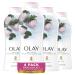 Olay Fresh Outlast Cooling White Strawberry & Mint Body Wash 22 oz (4 Count)