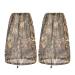 HYOUT Mosquito Mesh Head Net Woodland Camouflage Bug Net for Outdoor Garden Camouflage Hunting Camping Climbing Birdwatching Fishing Outdoor Face Neck Protection, 2 Pack Head Net-adjustable