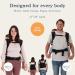 Beco Toddler Baby Carrier - Extra Wide Seat 100% Cotton 2 Wearing Positions Comfort for 9-27 kg Kids (Ecru) - Buy Online on GoSupps.com