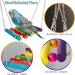Bird Parakeet Cockatiel Toy Set - 19 Pcs Bird Cage Swing, Hammock, Chewing Toys & Wooden Perches for Conures, Love Birds, Finches, Budgies - Buy Online on GoSupps.com
