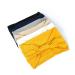 6-Piece Women's Elastic Hair Bands - Yoga Workout & Gym Headbands - Cotton Wide Headscarves in Black White Navy Yellow Light Gray & Skin Color - Summer Hair Accessories - Buy Online on GoSupps.com