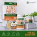 GRAMRIGHT Acne Patches - Natural Hydrocolloid Bandages for Acne Spot Treatment with Salicylic Acid, Hyaluronic Acid, Tea Tree Oil - 120 Pimple Patches - Buy Online on GoSupps.com