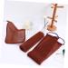 Hoement 1 Set Bath Towel Back Washing Strap Back Wash Scrubber Bath Back Scrubber Back Cleaner Nylon Brown - Buy Online on GoSupps.com